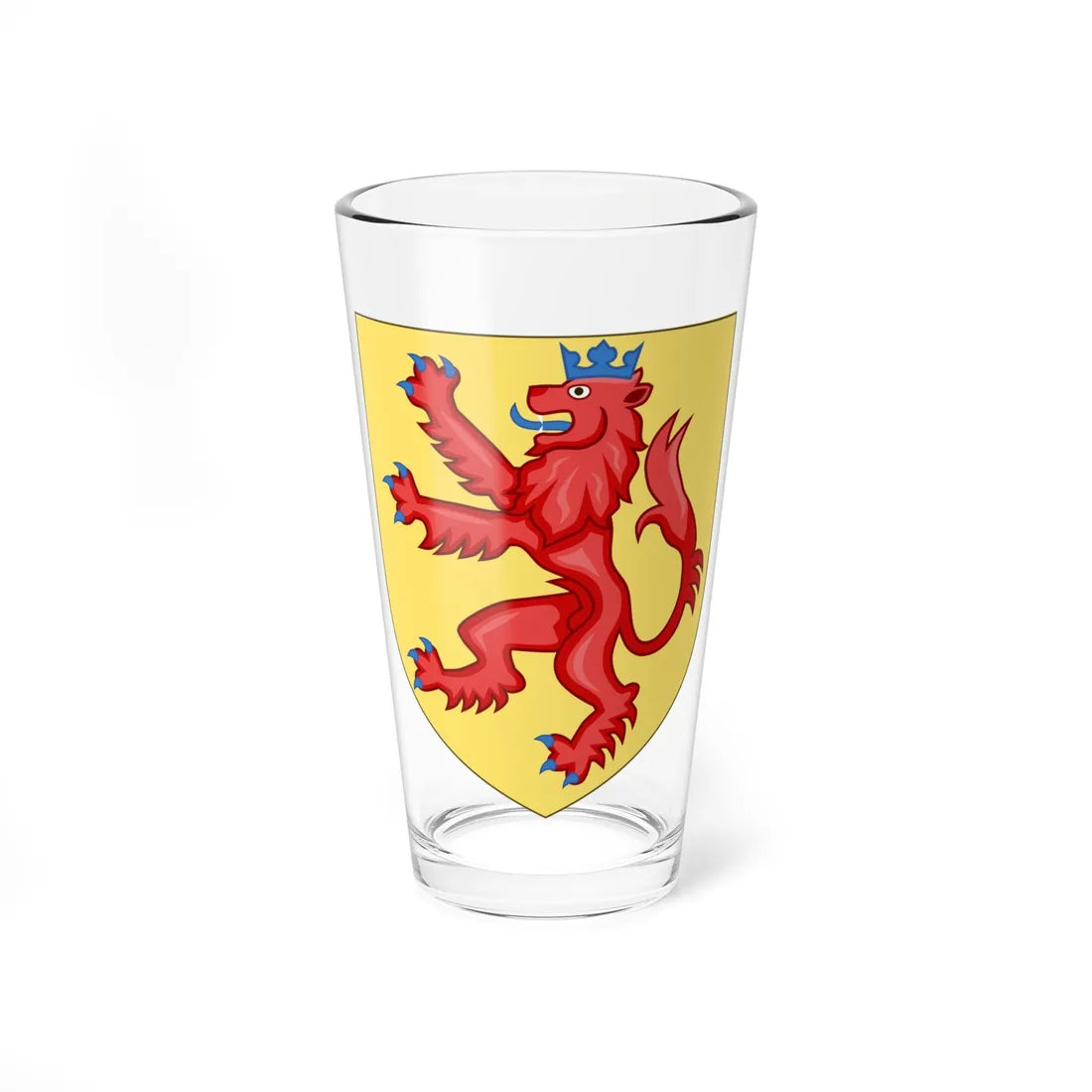 Arms of Counts of Habsbourg (Spain) (Coat of Arms) Pint Glass 16oz 16oz - Go Mug Yourself