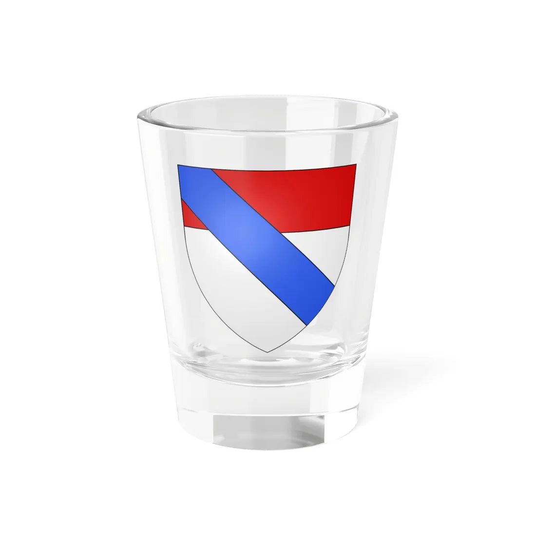 Arms of Cromwell Of Tattershall (England) (Coat of Arms) Shot Glass 1.5oz 1.5oz - Go Mug Yourself