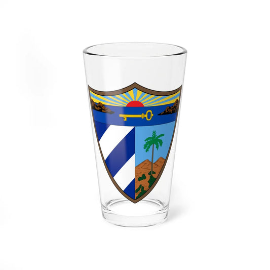 Arms of Cuba (Cuba) (Coat of Arms) Pint Glass 16oz 16oz - Go Mug Yourself