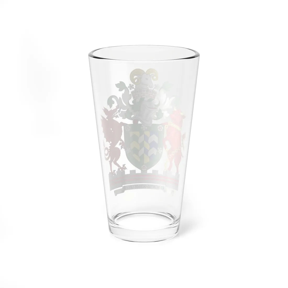 Arms of Cumbria County Council (England) (Coat of Arms) Pint Glass 16oz - Go Mug Yourself