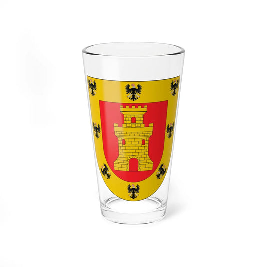 Arms of Cusco (Peru) (Coat of Arms) Pint Glass 16oz 16oz - Go Mug Yourself