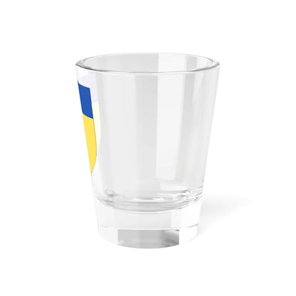 Arms of Dewar of that Ilk and Vogrie (Scotland) (Coat of Arms) Shot Glass 1.5oz - Go Mug Yourself
