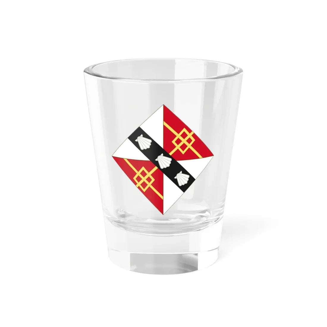 Arms of Diana Princess of Wales 1996-1997 (United Kingdom) (Coat of Arms) Shot Glass 1.5oz 1.5oz - Go Mug Yourself