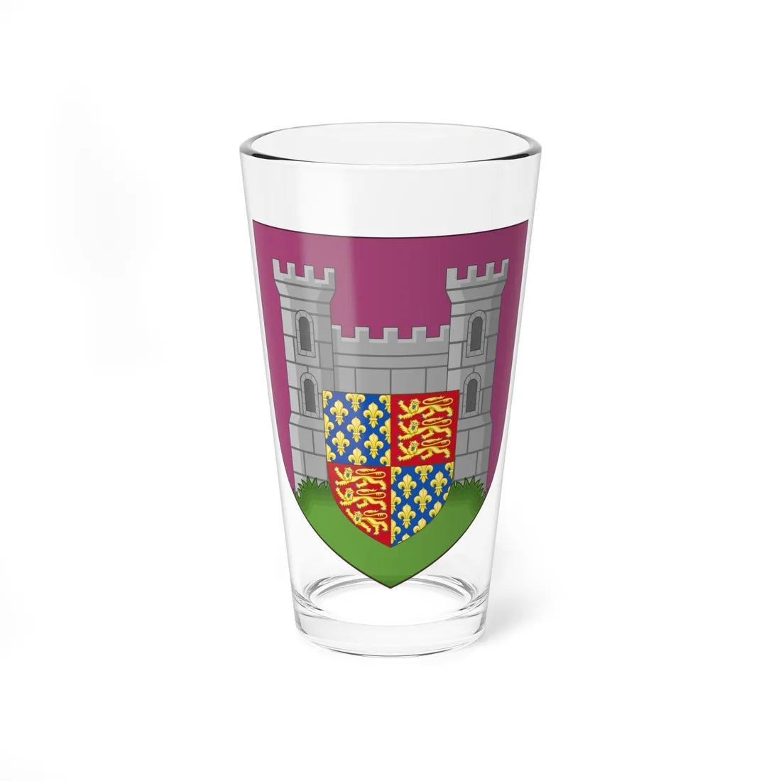 Arms of Dorchester (England) (Coat of Arms) Pint Glass 16oz 16oz - Go Mug Yourself