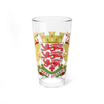 Arms of Dorset County Council (England) (Coat of Arms) Pint Glass 16oz 16oz - Go Mug Yourself