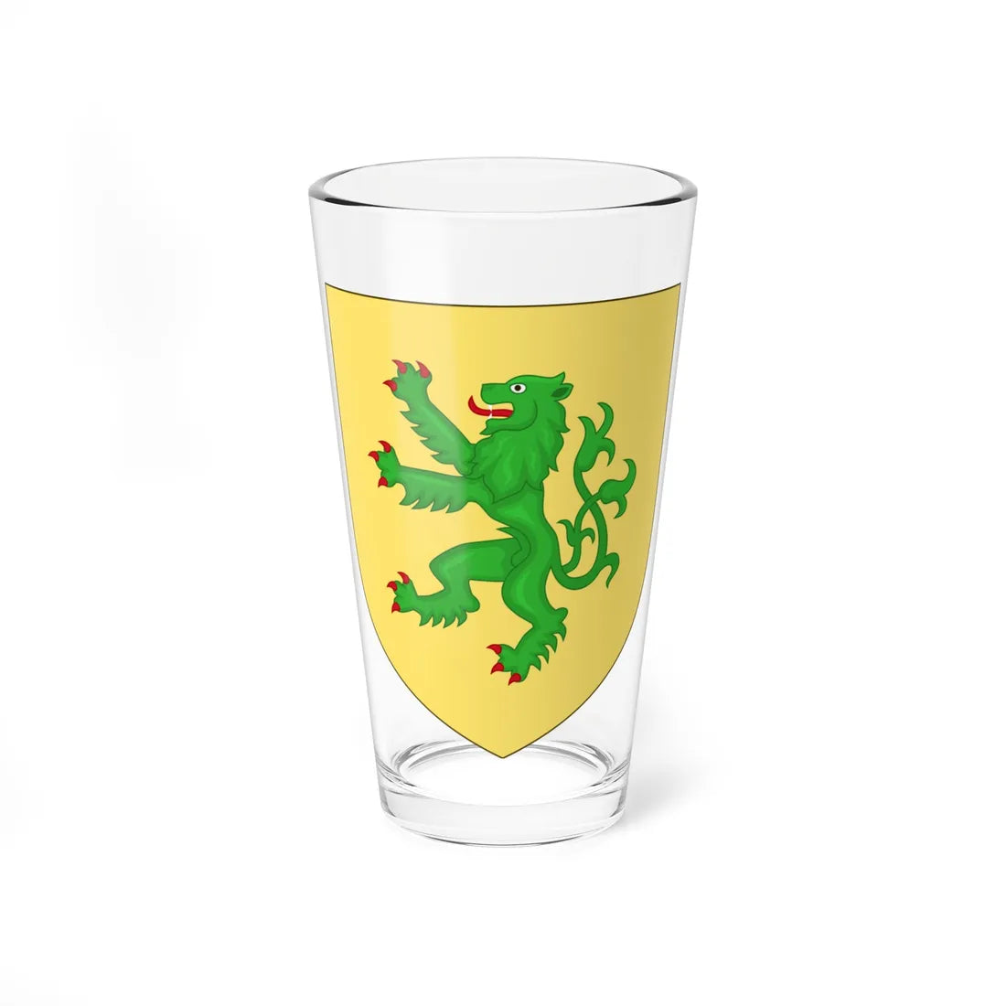 Arms of Dudley Family (England) (Coat of Arms) Pint Glass 16oz 16oz - Go Mug Yourself