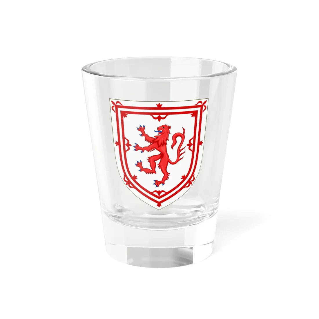 Arms of Dundas of Fingask (Scotland) (Coat of Arms) Shot Glass 1.5oz 1.5oz - Go Mug Yourself