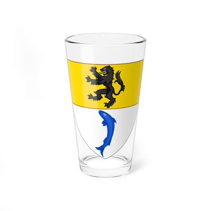 Arms of Dunkerque 16th century (France) (Coat of Arms) Pint Glass 16oz 16oz - Go Mug Yourself