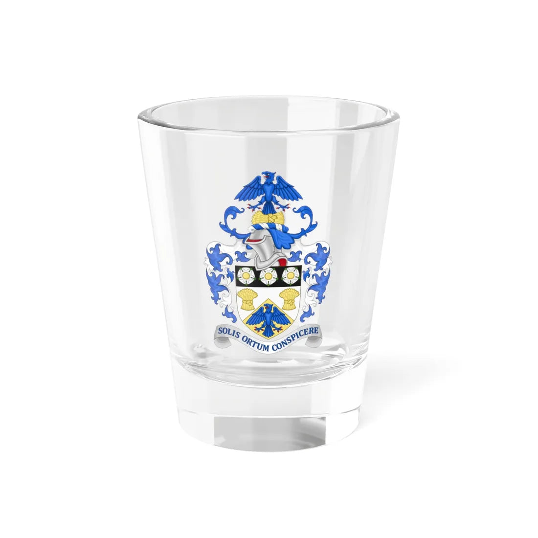 Arms of East Riding County Council (England) (Coat of Arms) Shot Glass 1.5oz 1.5oz - Go Mug Yourself