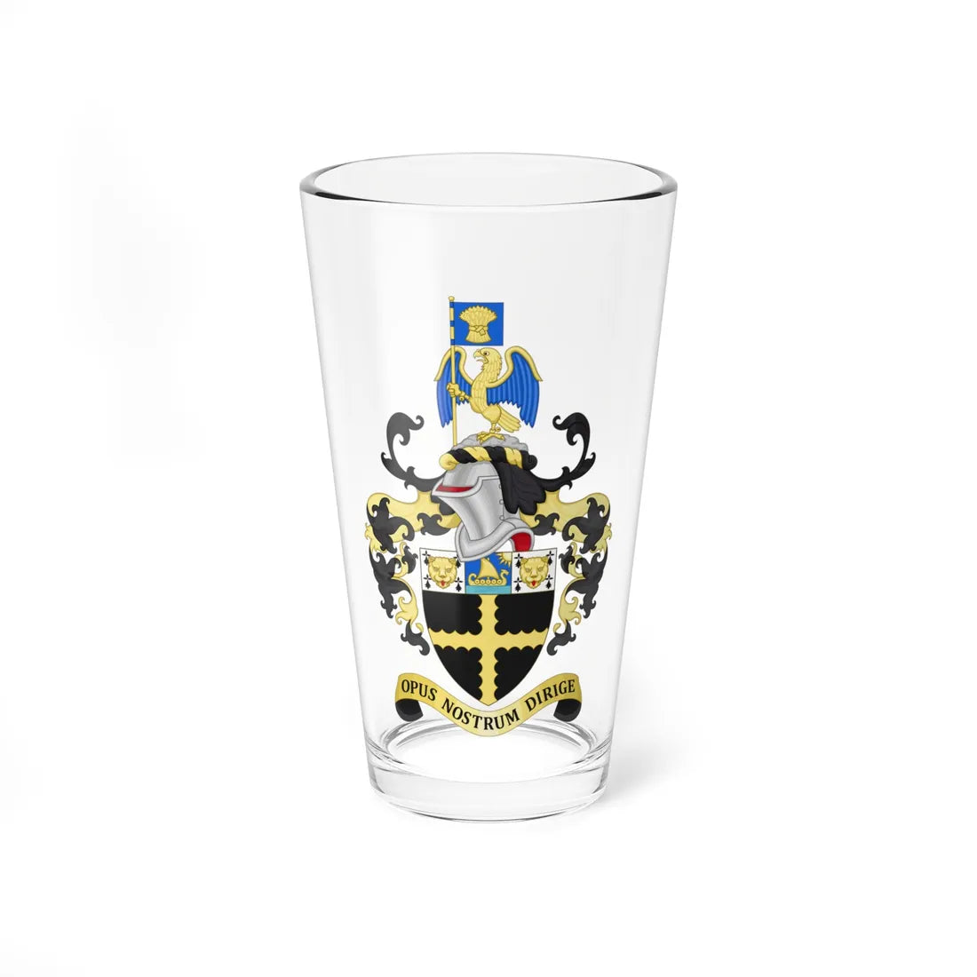 Arms of East Suffolk County Council (England) (Coat of Arms) Pint Glass 16oz 16oz - Go Mug Yourself