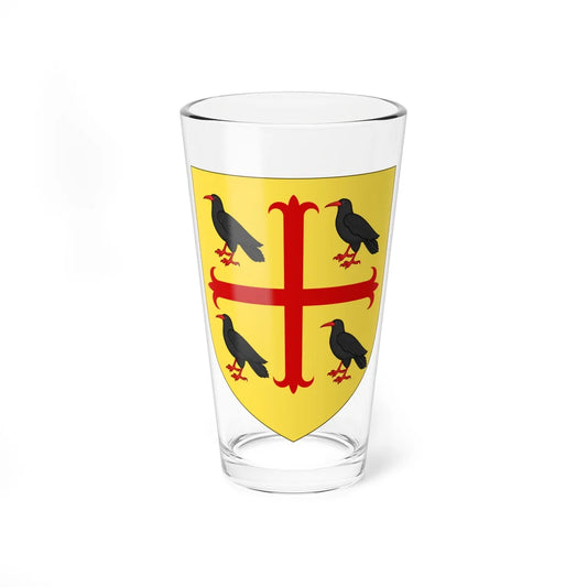 Arms of Edmund of Abingdon (England) (Coat of Arms) Pint Glass 16oz 16oz - Go Mug Yourself