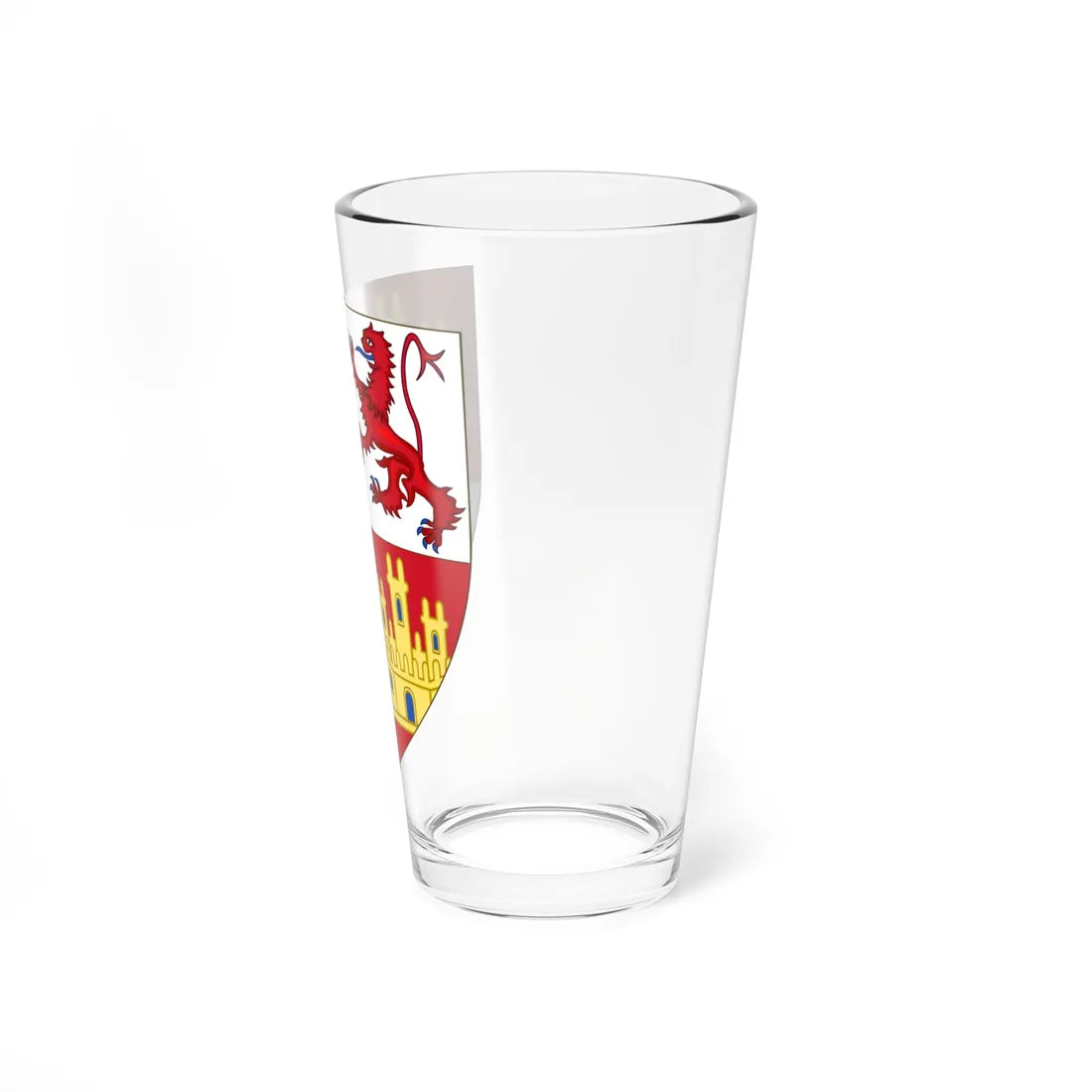 Arms of Eleanor of Castile Queen of England (England) (Coat of Arms) Pint Glass 16oz - Go Mug Yourself