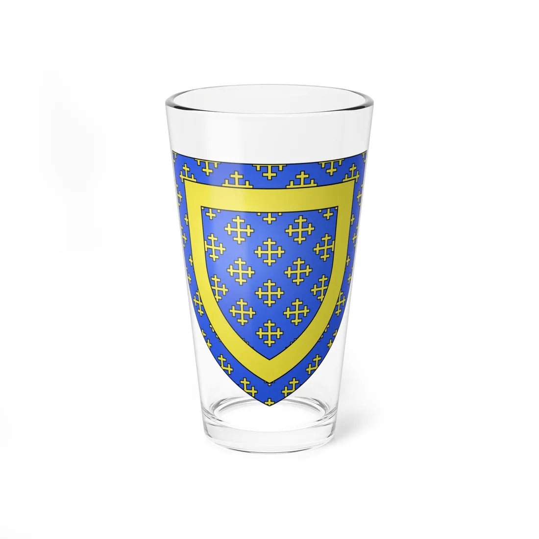 Arms of Eustace Balliol (Scotland) (Coat of Arms) Pint Glass 16oz - Go Mug Yourself