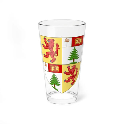 Arms of Farquharson of Invercauld (Scotland) (Coat of Arms) Pint Glass 16oz 16oz - Go Mug Yourself