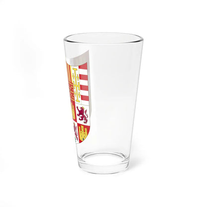 Arms of Ferdinand II of Aragon 1513-1516 (Spain) (Coat of Arms) Pint Glass 16oz - Go Mug Yourself