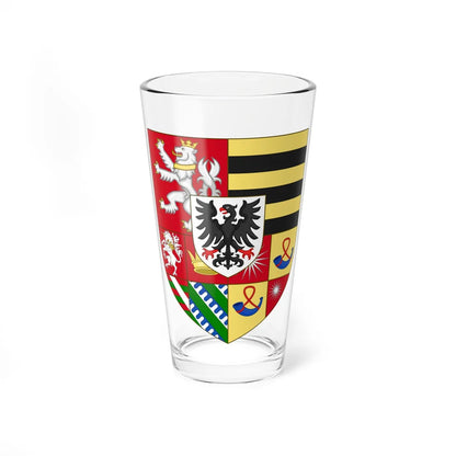 Arms of Ferrante II Gonzaga Duke of Guastalla (Italy) (Coat of Arms) Pint Glass 16oz 16oz - Go Mug Yourself