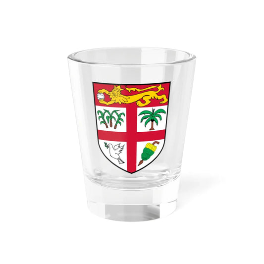 Arms of Fiji (Fiji) (Coat of Arms) Shot Glass 1.5oz 1.5oz - Go Mug Yourself