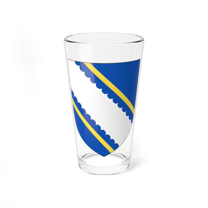 Arms of Fortescue (England) (Coat of Arms) Pint Glass 16oz 16oz - Go Mug Yourself