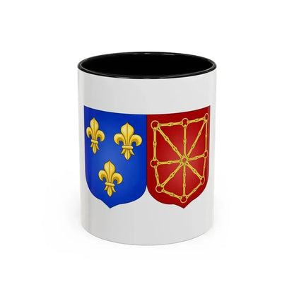 Arms of France and Navarre (1589-1790) - Accent Coffee Mug 11oz Black - Go Mug Yourself