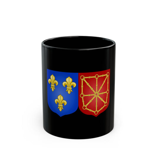 Arms of France and Navarre (1589-1790) - Black Coffee Mug-11oz-Go Mug Yourself