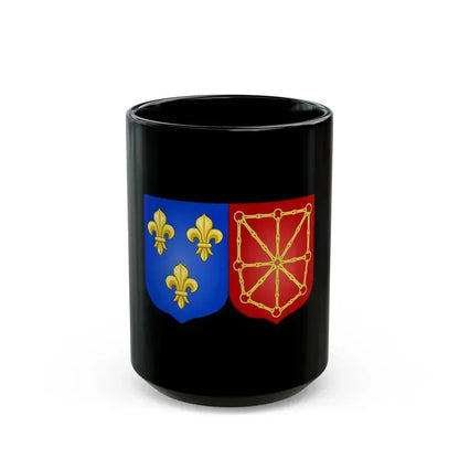 Arms of France and Navarre (1589-1790) - Black Coffee Mug 15oz - Go Mug Yourself