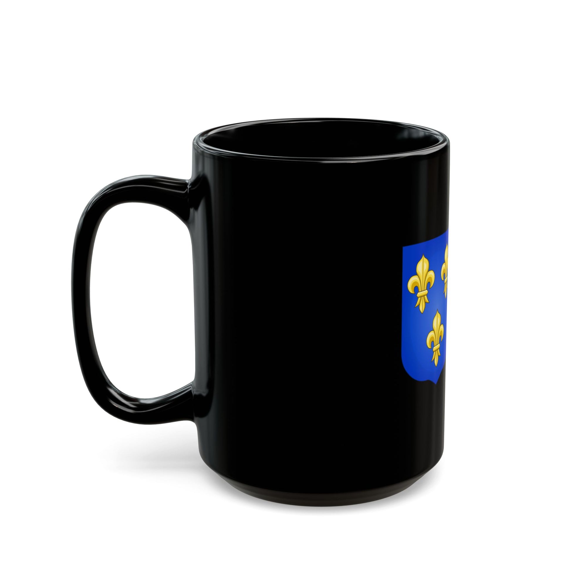 Arms of France and Navarre (1589-1790) - Black Coffee Mug-Go Mug Yourself