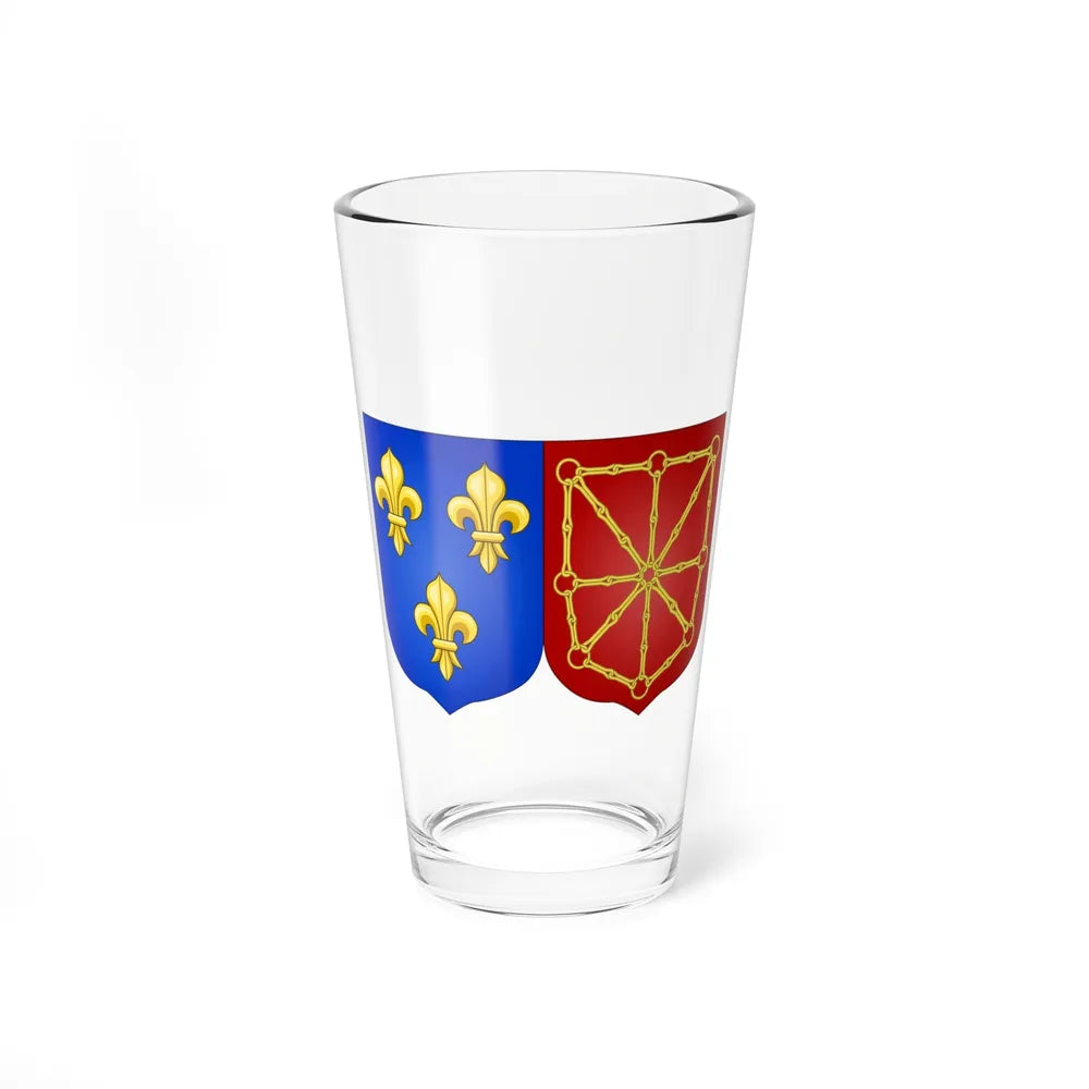 Arms of France and Navarre (1589-1790) - Pint Glass 16oz-16oz-Go Mug Yourself