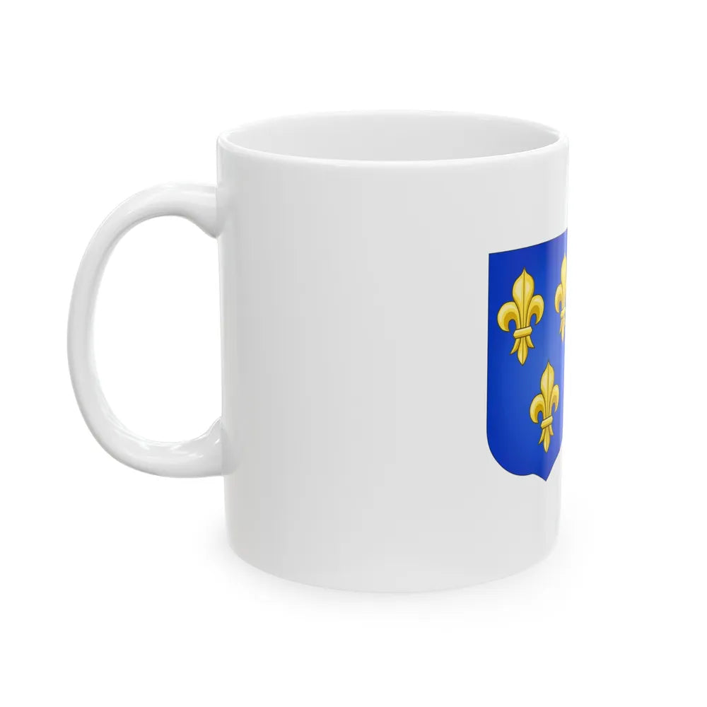 Arms of France and Navarre (1589-1790) - White Coffee Mug-Go Mug Yourself