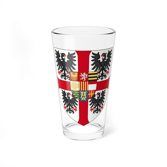 Arms of Francesco III Gonzaga Duke of Mantua (Italy) (Coat of Arms) Pint Glass 16oz 16oz - Go Mug Yourself