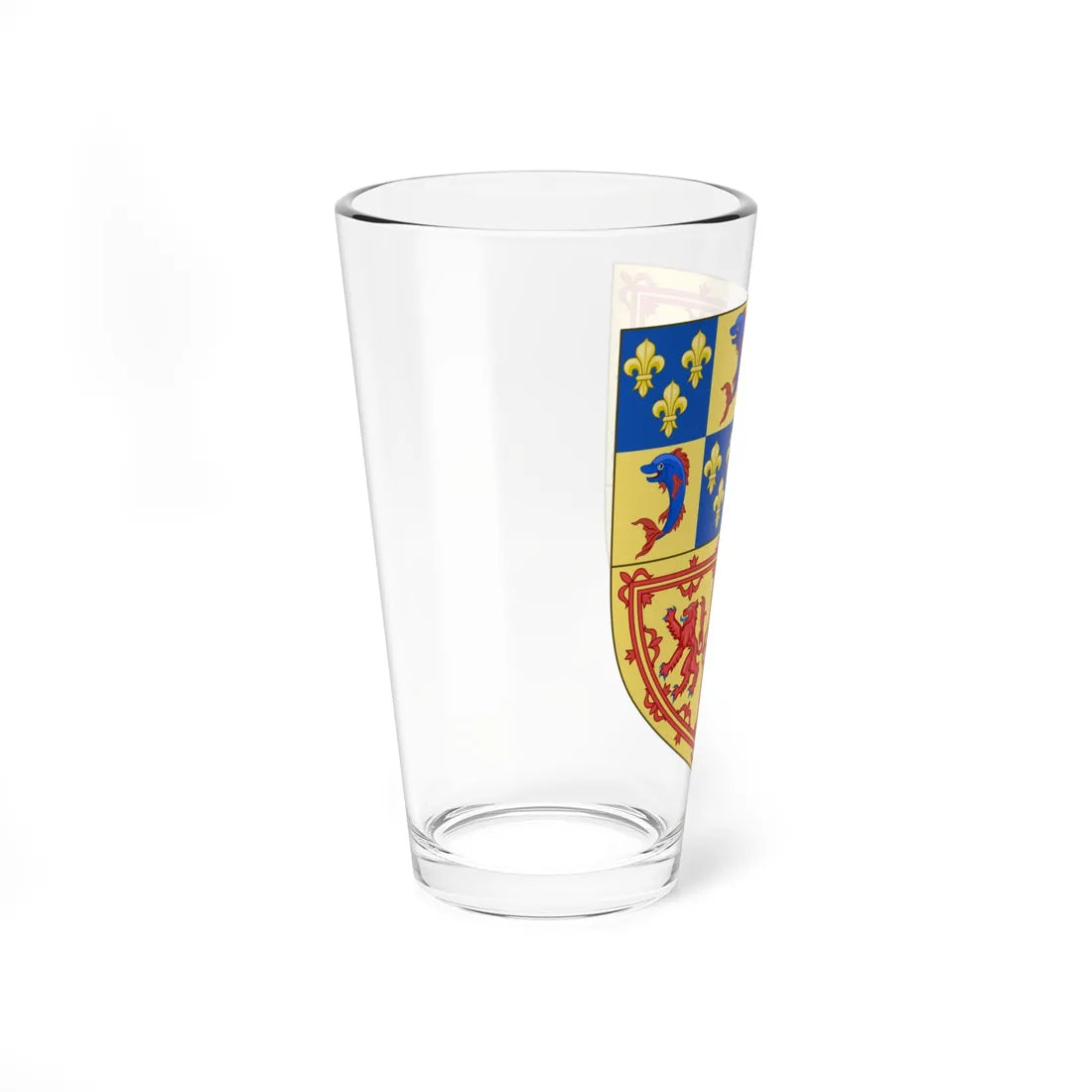 Arms of Francis Dauphin of France and King consort of Scots (Scotland) (Coat of Arms) Pint Glass 16oz - Go Mug Yourself