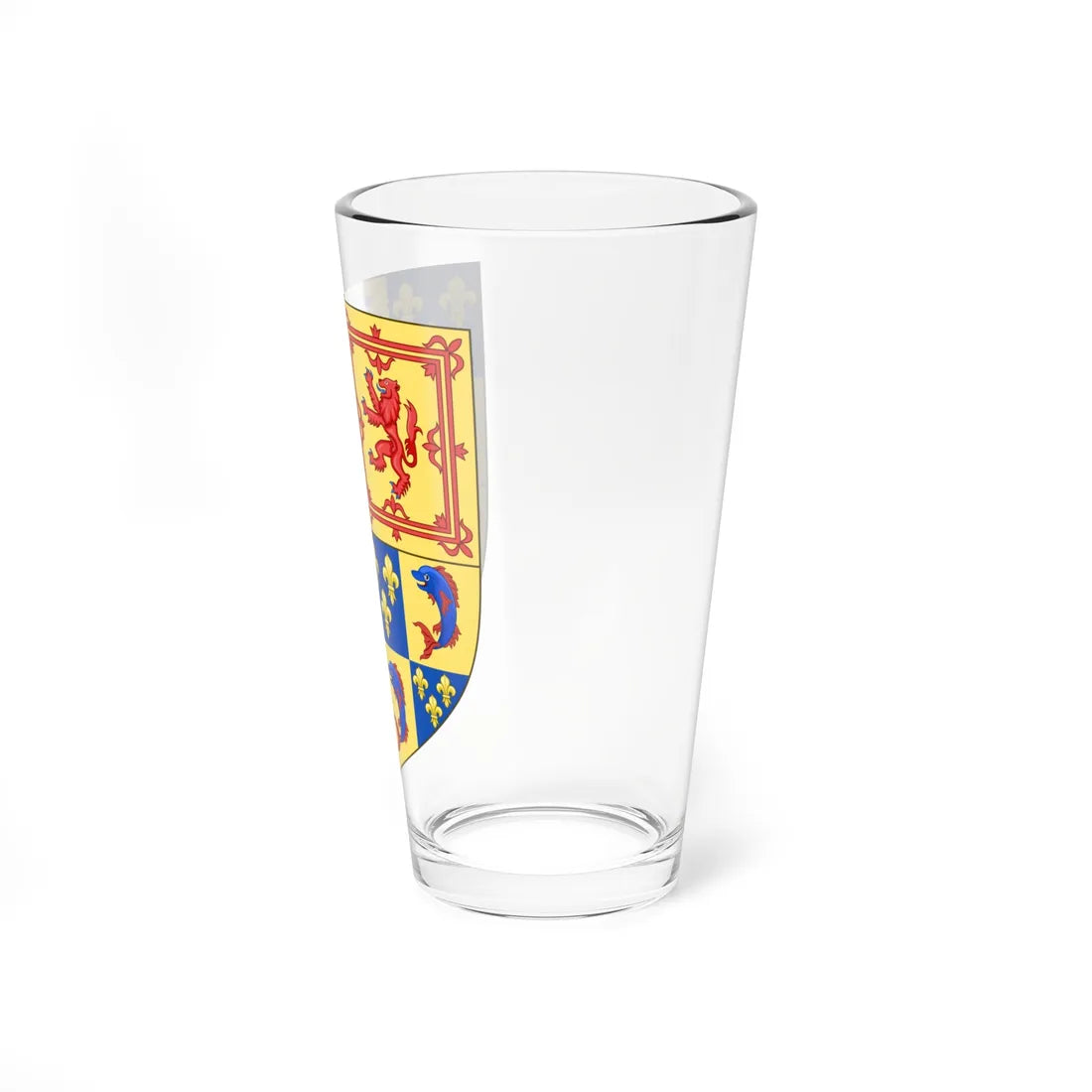 Arms of Francis Dauphin of France and King consort of Scots (Scotland) (Coat of Arms) Pint Glass 16oz - Go Mug Yourself