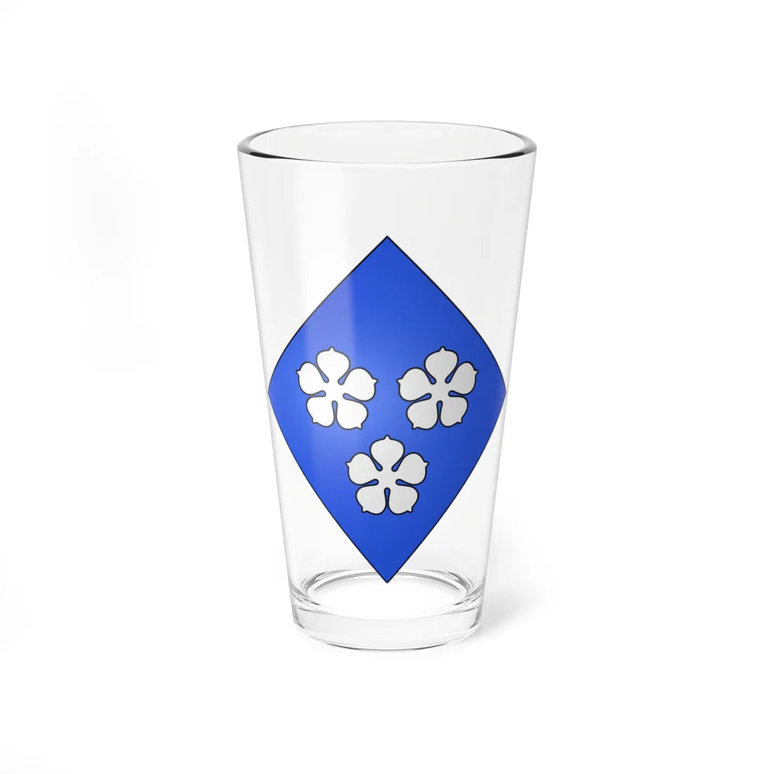 Arms of Fraser Lady Saltoun (Scotland) (Coat of Arms) Pint Glass 16oz 16oz - Go Mug Yourself