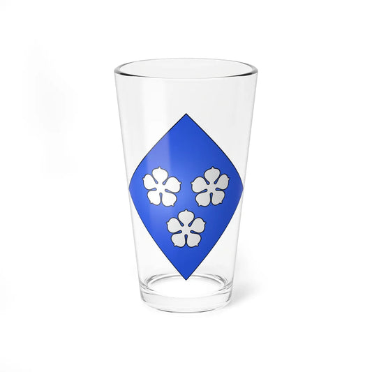 Arms of Fraser Lady Saltoun (Scotland) (Coat of Arms) Pint Glass 16oz 16oz - Go Mug Yourself