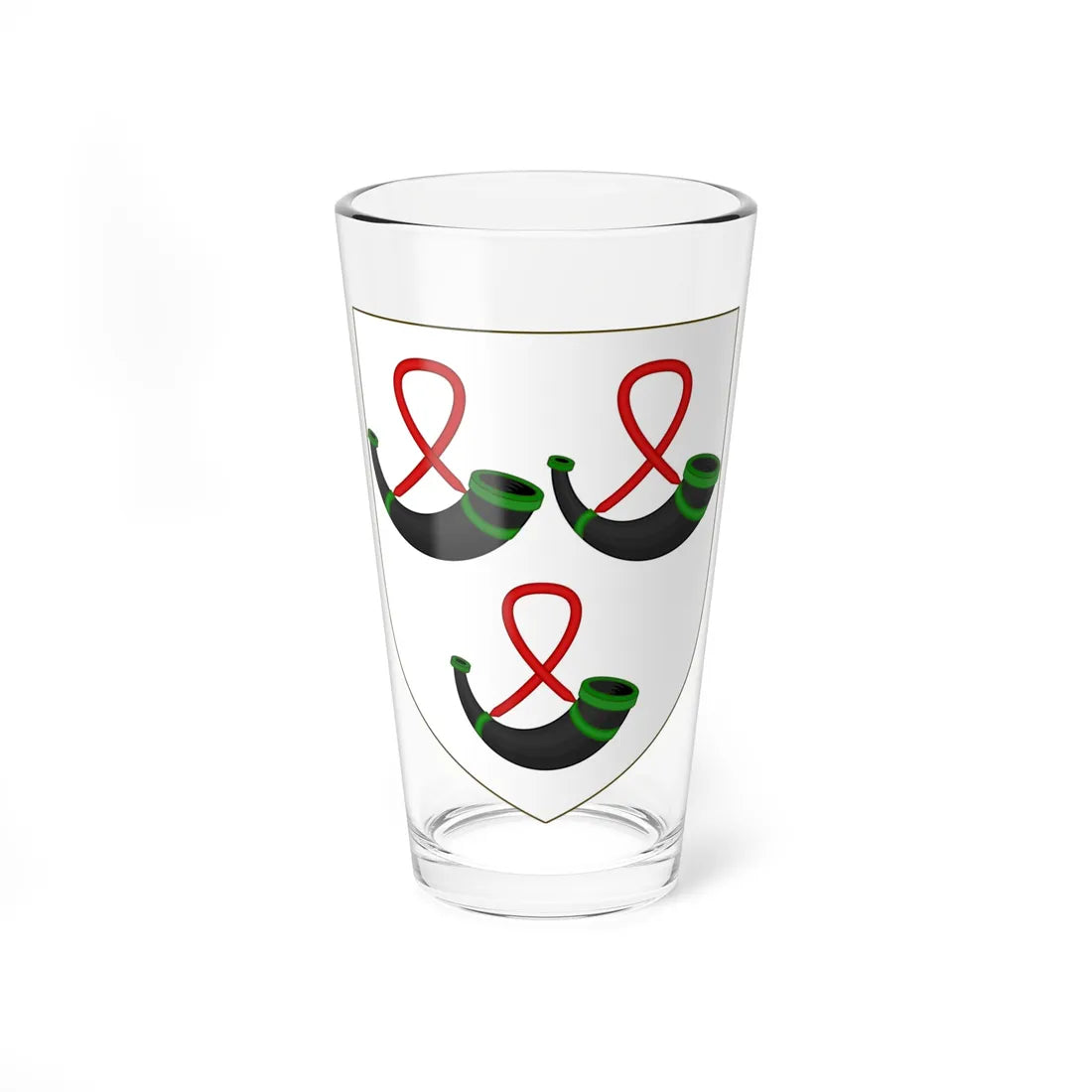 Arms of George 1st Lord Forrester (Scotland) (Coat of Arms) Pint Glass 16oz 16oz - Go Mug Yourself