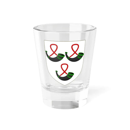 Arms of George 1st Lord Forrester (Scotland) (Coat of Arms) Shot Glass 1.5oz 1.5oz - Go Mug Yourself