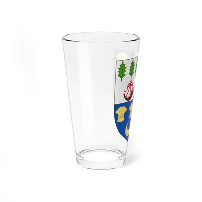 Arms of George Burnett (Scotland) (Coat of Arms) Pint Glass 16oz - Go Mug Yourself