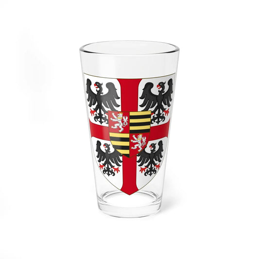 Arms of Gianfrancesco I Gonzaga Marquess of Mantua (Italy) (Coat of Arms) Pint Glass 16oz 16oz - Go Mug Yourself