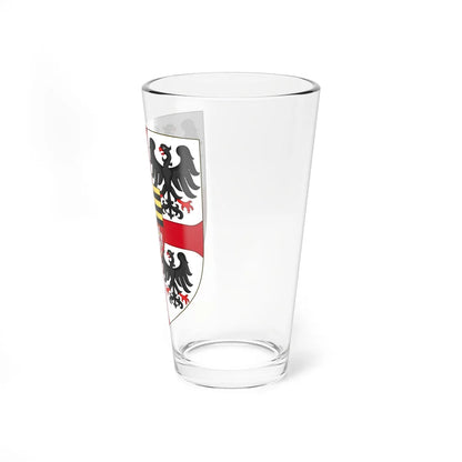 Arms of Gianfrancesco I Gonzaga Marquess of Mantua (Italy) (Coat of Arms) Pint Glass 16oz - Go Mug Yourself