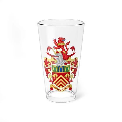 Arms of Gloucestershire County Council (England) (Coat of Arms) Pint Glass 16oz 16oz - Go Mug Yourself