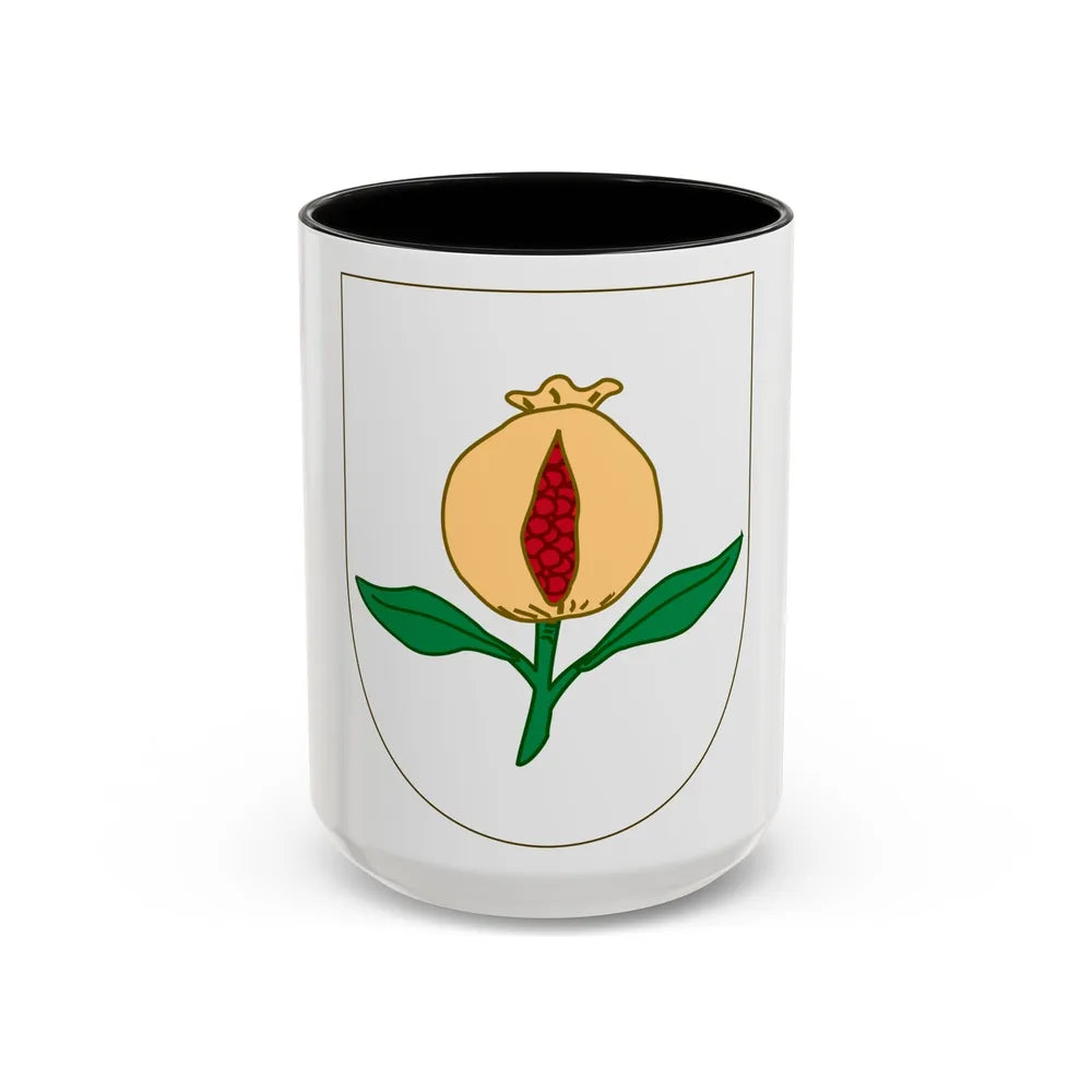 Arms of Granada - Accent Coffee Mug-15oz-Black-Go Mug Yourself