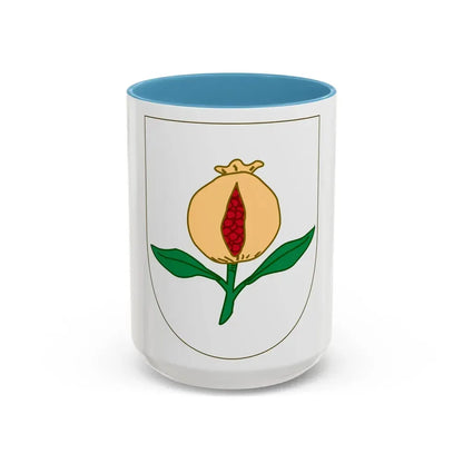 Arms of Granada - Accent Coffee Mug 15oz Light Blue - Go Mug Yourself