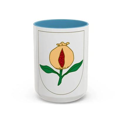 Arms of Granada - Accent Coffee Mug 15oz Light Blue - Go Mug Yourself