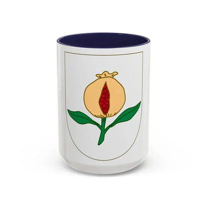 Arms of Granada - Accent Coffee Mug 15oz Navy - Go Mug Yourself