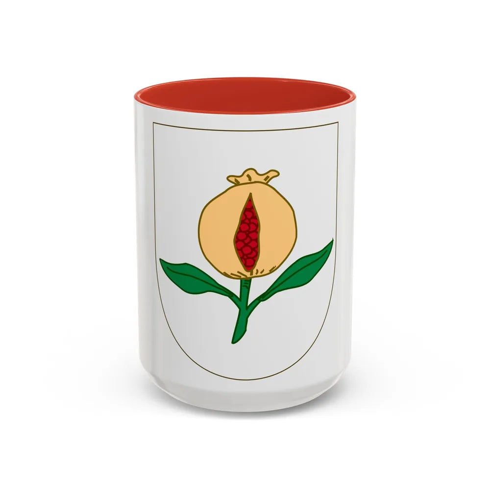 Arms of Granada - Accent Coffee Mug-15oz-Red-Go Mug Yourself