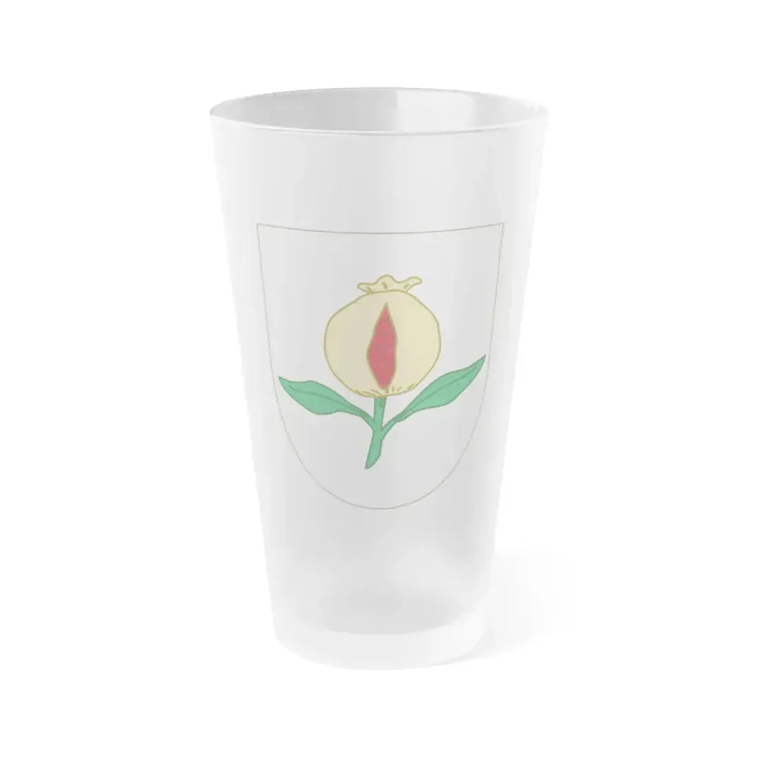 Arms of Granada - Frosted Pint Glass 16oz 16oz Frosted - Go Mug Yourself