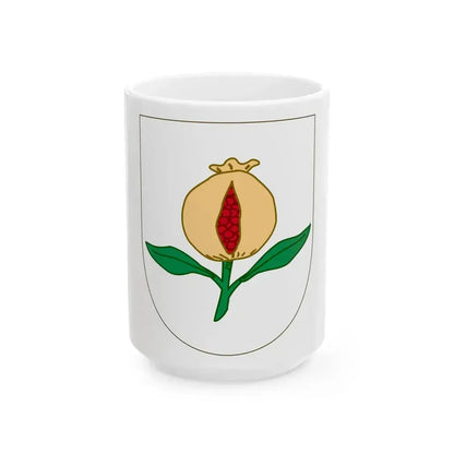 Arms of Granada - White Coffee Mug 15oz - Go Mug Yourself