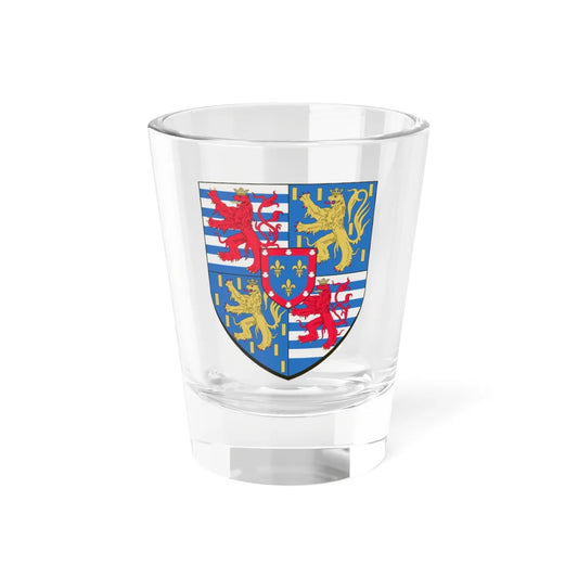 Arms of Grand Duke of Luxembourg House of Bourbon-Parma (Luxembourg) (Coat of Arms) Shot Glass 1.5oz 1.5oz - Go Mug Yourself