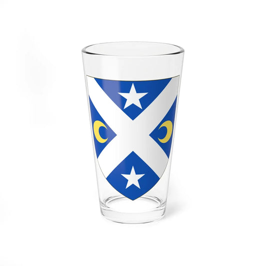Arms of Haig of Bemersyde (Scotland) (Coat of Arms) Pint Glass 16oz 16oz - Go Mug Yourself