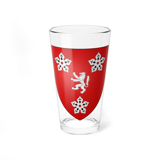 Arms of Hamilton of Grange (Scotland) (Coat of Arms) Pint Glass 16oz 16oz - Go Mug Yourself