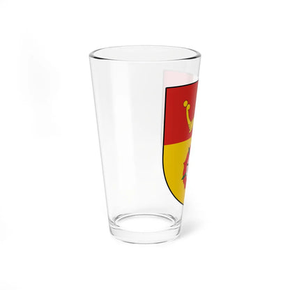 Arms of Hampshire (England) (Coat of Arms) Pint Glass 16oz - Go Mug Yourself